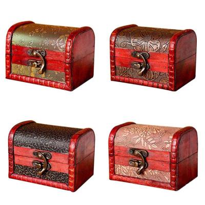 China Handmade Customize Creative Luxurious Antique Vintage Jewelry Gift Wooden Box for sale