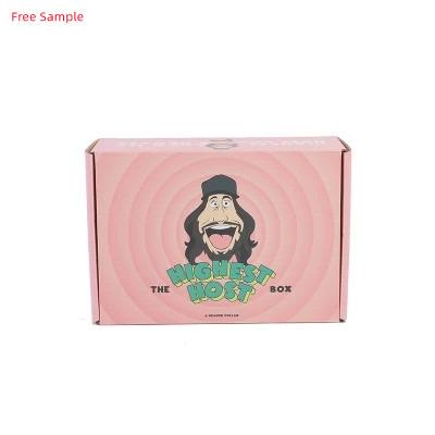 China Recyclable Wholesale Custom Printed Logo Packing Paper Box for sale