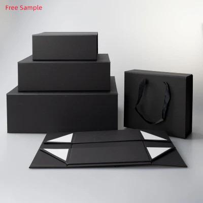 China Custom Wholesale Recyclable Luxury Creative Custom Double Opening Cosmetic Foldable Gift Box Two Door Paper Foldable Packaging Gift Box for sale