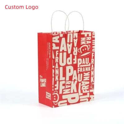 China Recyclable Manufacturing Custom Hot Sales Bags For Phone Shop Stand Eco Clothing Shopping Paper Bags With Your Own Logo for sale