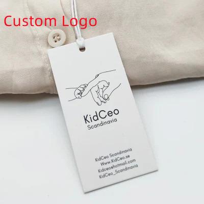 China Luxury Brand Logo Custom Fashion Hang Tag Garment Hang Tag Viable Factory Professional Manufacture for Clothing for sale