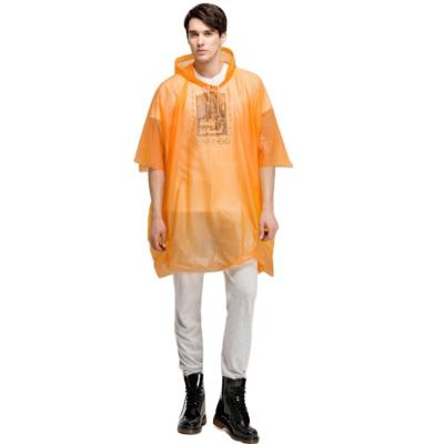 China Hot Sales 100% Waterproof /Soft/Convenient Fashion High Quality Raincoat Fabric Waterproof OEM ODM Disposable Plastic Rain Coat With Hood for sale