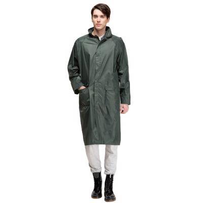 China Long Raincoat Bachelor Waterproof Clothing Durable Fashion Man Raincoat Customized Design for sale