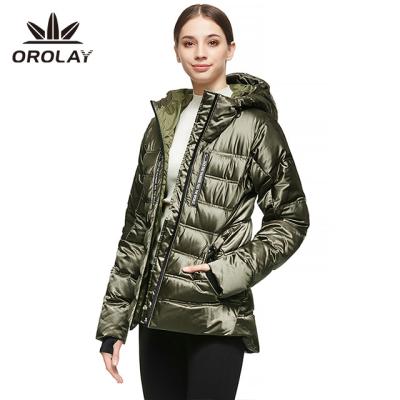 China Waterproof Customized Women Coats Streetwear Winter Down Jacket for sale