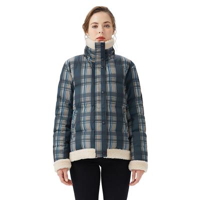 China New Design Winter Short Jacket Waterproof Down Duck Women Coat for sale