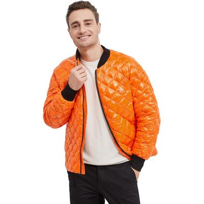 China Padded Flight Padded Rib Diamond Lightweight Varsity Jackets Spring Bomber Jackets Mens Breathable Outwear for sale