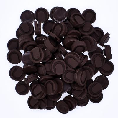 China Clothes / Shoes Button Soft PVC Light Brown / Black Flatback Ornaments Fitting Bookmarks Paper Clips Accessories for sale