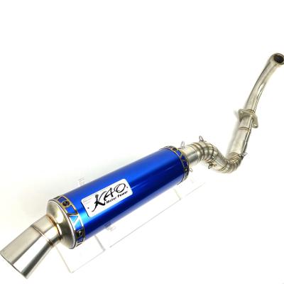 China Aluminum Steel +stainless KAO MIO 180cc Professional Racing Muffler Exhaust Pipe For YAMAHA for sale