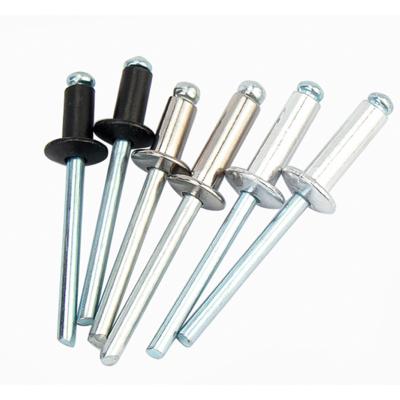 China Construction Automobile 304 Stainless Steel Round Open End Head Shade Rivets Rivet Nail GB12618 for sale