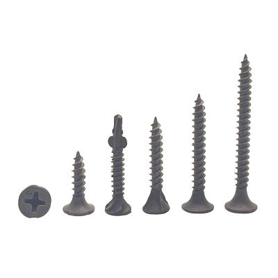 China Cross Recessed Factory Wholesale Gray Phosphor Countersunk High Strength Drywall Screws, Wallboard Screws, Gypsum Board Ceiling Screws for sale