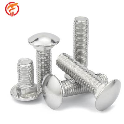 China Square Gb12 Round Head Neck Bolt Shelf Construction Screw m4m5m6m8m10m12 for sale