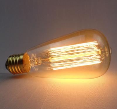 China 2019 residential Edison bulb ceiling lamp - E27 squirrel cage filament bulb - DIY set - edison bulbs - industrial pendant for sale