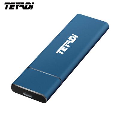 China 256GB TEYADI E206 256GB Capacity Portable SSD Drive USB 3.1 Solid State Gen 2 External M.2 SSD For Android Phones/PC/Laptop for sale