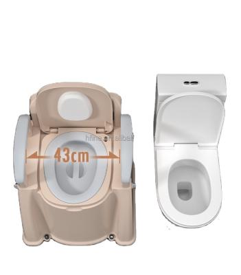 China Modern Portable Toilet with Lid, Portable Toilet for Camping, Adult Travel Porta Potty Toilet for sale