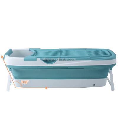 China 2022 Stocked Hot Sale 158CM Freestanding Foldable Plastic For Adult Portable Bathtub Tub Soaking Bucket for sale