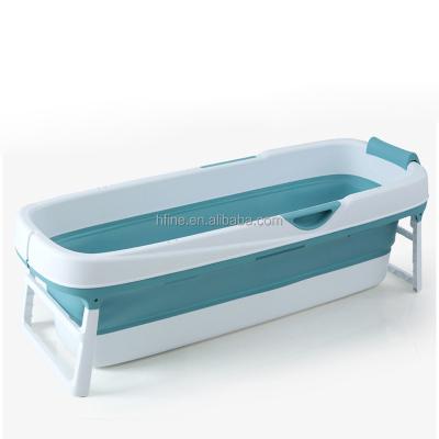 China Stored Foldable Portable Bathtub For Adults, Luxury Extra Large Massage Bathtub With Drain, Plastic Bathtub Household With Cover for sale