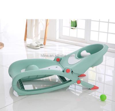 China 2022 Hot Selling Baby Wash Cartoon Single Cow Baby Shampoo New Adjustable Folding Chair For Baby for sale