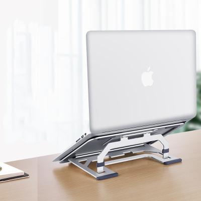 China Universal Aluminum Alloy Extendable Adjustable Laptop Stand for Tablet, Light and Slim Laptop Stand for sale