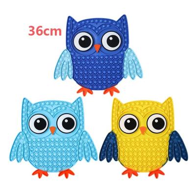 China Huamj Hot Selling High Quality Colorful Bubble Popper Bubble Poppers Owl Push Noise Bubble Toy Eco-friendly Decompression Anti Effort for sale