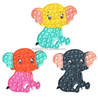 China Amazon wholesale decompression elephant fidgety person sensory toy anti stress relaxation bubble noise eco-friendly hot popular push for sale