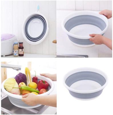 China HUAMJ Bath Container Kitchen Bath Container Silicone Vegetable Lavatory Storage Dish Stocked Home Tub for sale