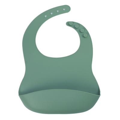 China Non-toxic and tasteless hot popular infant safety food grade washable HMJ Amazon silicone baby bibs for sale