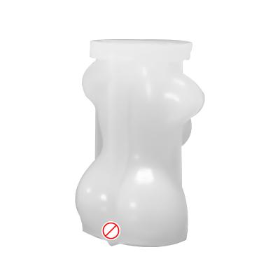 China HMJ Amazon Viable Human Body Art of Body Silicone Woman Female Model Large Candle Molds Crystal Resin Cake Chocolate for sale