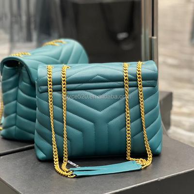 China Waterproof 2023 New For Women Luxury Brand Chain Handbags Brands List With Ce Certificate LOULOU Top Quality shoulder bag with box 494699 for sale