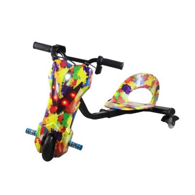 China Max Speed ​​20km/h Plastic Wheels Drift Electric Scooter Tricycle Drift For Adult Kid for sale