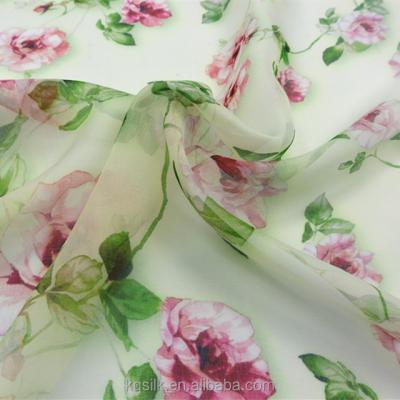 China Digital Printing Chiffon Fabric Simple Hot Sale Various Designs for sale