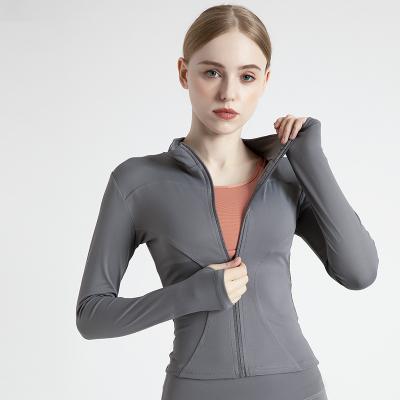 China Breathable Wholesale Yoga Tops Outdoor Jacket For Women Comfortable Fitness Training Running Clothes Yoga Jacket for sale