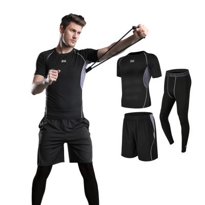 China Breathable Wholesale Men Sports Running Wear Gym Fitness Sets for sale