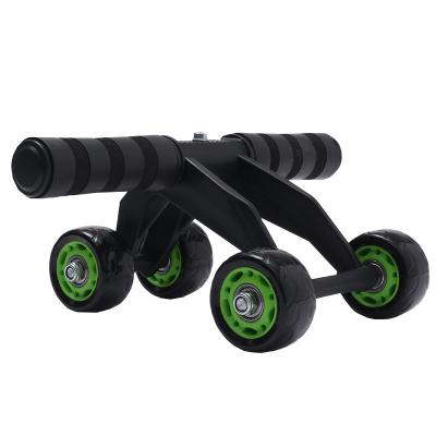 China New Design Fitness Muti-function Household Four Roller Wheels Best Abdominal Exerciser Set for sale