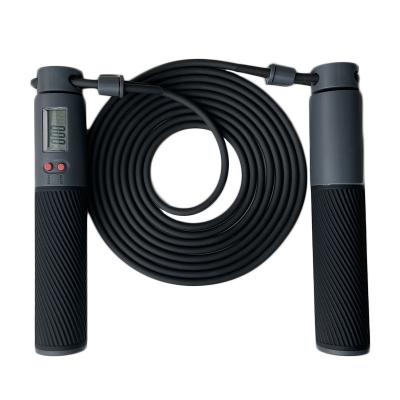 China Heavy Weighted Blood Count Digital Weighted Heavy Weighted Cable Adjustable Length Rope Jump Rope With Counter for sale