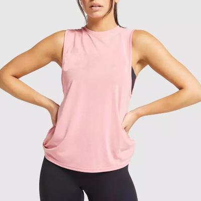 China 2022 Fitness Gym Sports Tank Tops Anti-Shrink Comfortable Bamboo Tank Top For Girl for sale