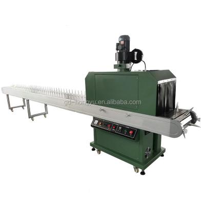 China Factory tunnel oven spray piping processing machine pp pe glass bottle plastic plane around outdoor uv curing machine for sale