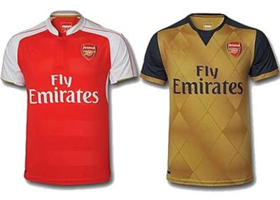 China Arsenal FC  Soccer Sweaters Men Ozil Wilshere Ramsey Alexis Sportwear for sale