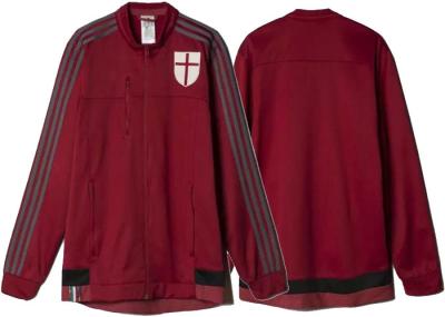 China Ac milan Mens Zip Up Soccer Jacket Club Team Football Training Suit for sale