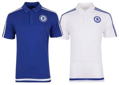 China Aporree las camisetas del polo de Chelsea del equipo de fútbol para los hombres, original azul del uniforme del polo en venta