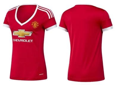 China Man United Home Red Female Football Shirts Team Uniform Kids Soccer jersey Orignal for sale