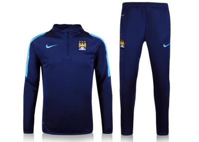 China Manchester City Comfortable Football Tracksuits Embroidery S M L XL for sale