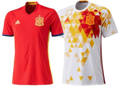 China Spain Home Breathable Customizable Soccer Jerseys Original Sublimation Football Uniform for sale