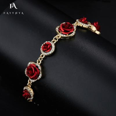 China FB0069 Fashion Fine Jewelry Diamond Wrap Bracelet and Bracelets Girls Love 18k Rose Gold Plated Bracelet for sale