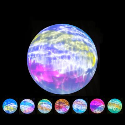 China Modern USB 3D Smart Lamp 15cm 16 Color Rechargeable Remote Control Moon Printing LED Night Light for sale