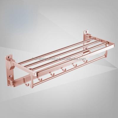 China Wall Mounted Single Aluminum Towel Rail Holder Towel Rail Extension Heater Homestar Double for sale