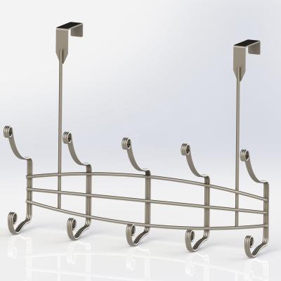 China Sustainable Metal Wall Mount Aluminum Coat Hooks for sale