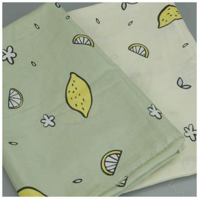 China Hotsale Muslin Cotton Anti-Static Baby Soft Printed Plain Dyed 100% Cotton Fabric for sale