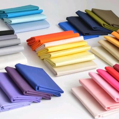 China Manufacturer Shrink-Resistant Poplin Pocketing TC Pocket Lining Polyester Cotton Plain Dyed Fabric for sale