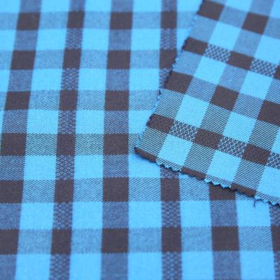 China Customized CVC60/40 Shrink-Resistant Yarn Dyed Big Check Woven Fabric For School Uniform Skirt for sale