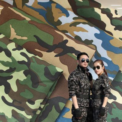 China Wholesale Anti-static Ripstop Blend High Quality Manufacturers Pattern Tc Military Desert Camouflage Printed Fabric for sale